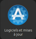 "Image de l'icon du logiciel de mise à jour de Ubuntu"